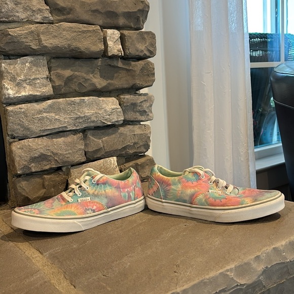 VANS Doheny Heart pastel tie dye,low lace up sneakers/trainers/skate/waffle sole - Picture 6 of 11